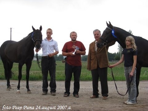 2007.a. üleriigilised trakeeni tõugu noorhobuste jõudluskatsed